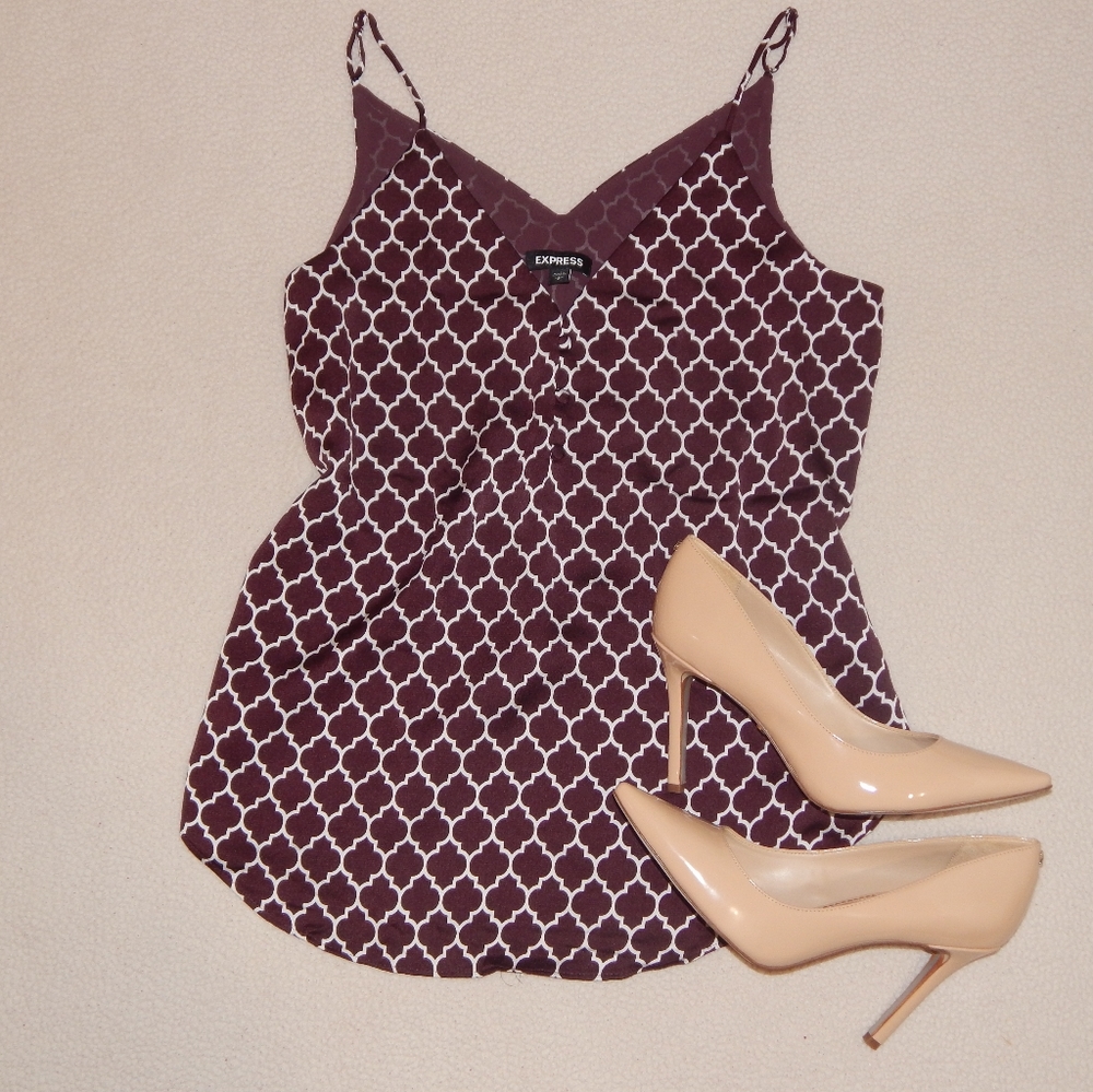Express burgundy Cami Top Sz. S